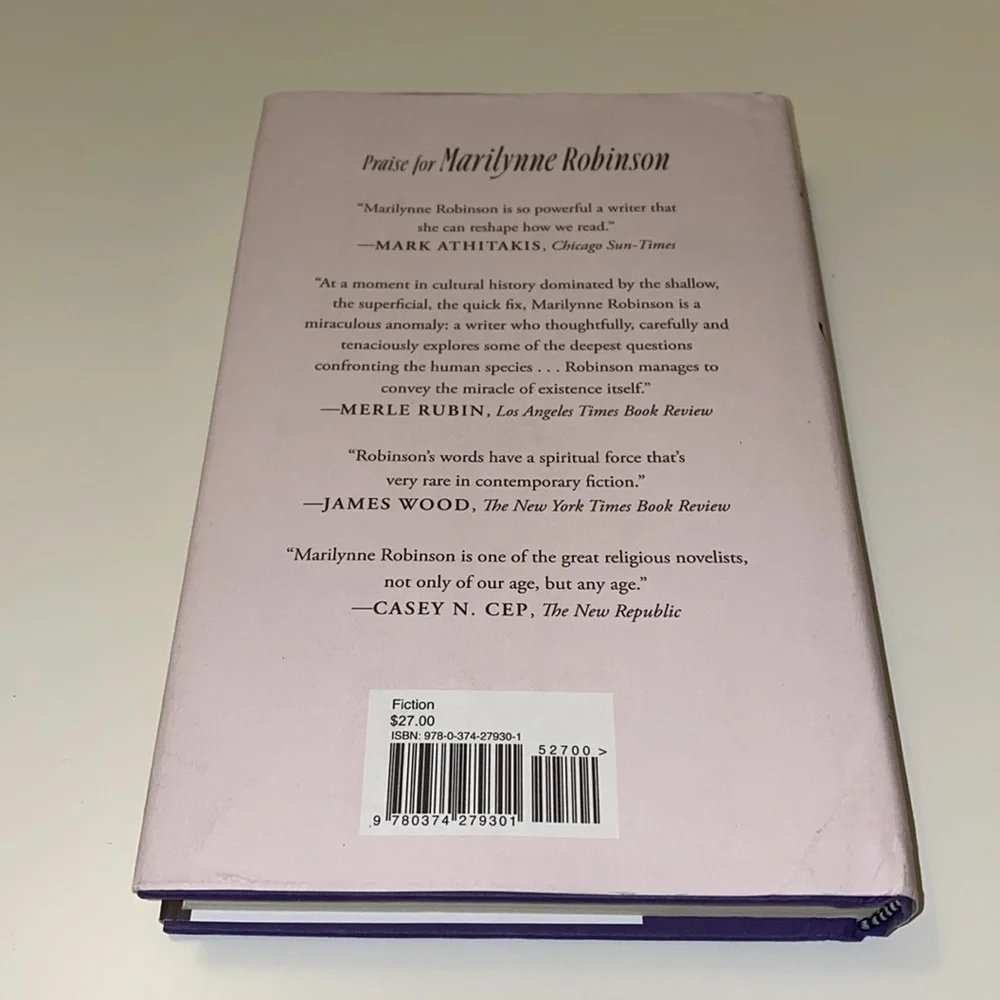 Jack by Marilynne Robinson Hardcover Book
